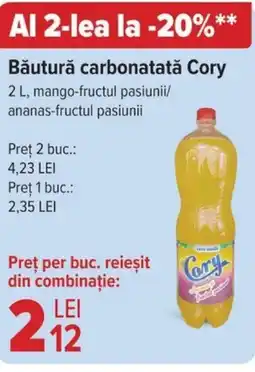 Carrefour Băutură carbonatatǎ Cory 2L Ofertă