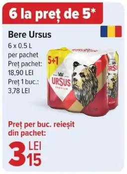 Carrefour Bere Ursus Ofertă