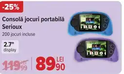 Consolă jocuri portabilă Serioux
