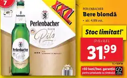 Lidl PERLENBACHER Bere blondǎ Ofertă