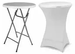 Favi Masă pliabilă BISTRO incl. husă elastic 80 x 80 x 110 cm Ofertă