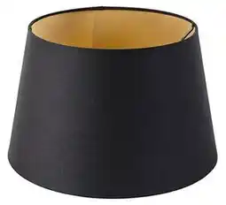 Favi Abajur din bumbac negru 32/25/18 cu interior auriu Ofertă