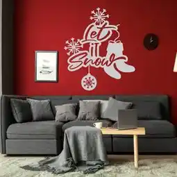Favi Sticker decorativ Let It Snow Ofertă