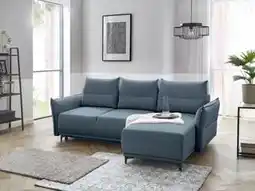 Favi Coltar extensibil Culoare Albastru, SORRENTO Varianta de colt: Colt Dreapta Ofertă