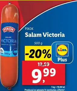 Lidl PIKOK Salam Victoria Ofertă