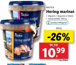 Lidl NAUTICA Hering marinat Ofertă