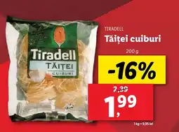 Lidl TIRADELL Tăiţei cuiburi Ofertă