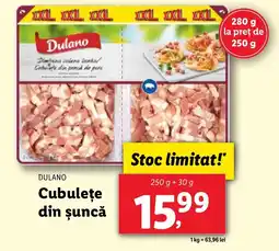 Lidl DULANO Cubuleţe din şuncă Ofertă