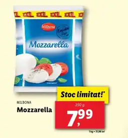Lidl MILBONA Mozzarella Ofertă