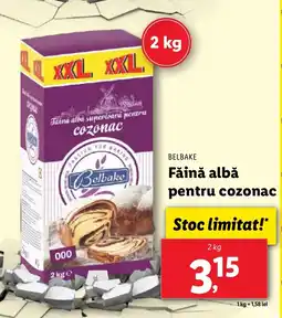 Lidl BELBAKE Făină albă pentru cozonac Ofertă