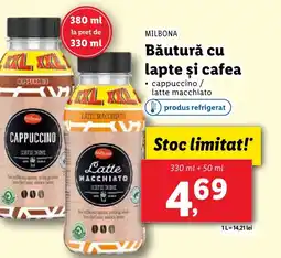 Lidl MILBONA Băutură cu lapte și cafea Ofertă