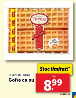Lidl CONFISERIE FIRENZE Gofre cu ou Ofertă
