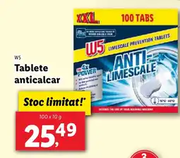 Lidl W5 Tablete anticalcar Ofertă