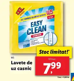 Lidl W5 Lavete de uz casnic Ofertă