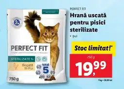 Lidl PERFECT FIT Hrană uscată pentru pisici sterilizate Ofertă
