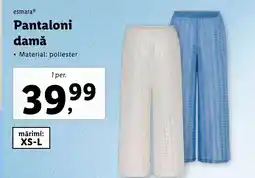 Lidl esmaraⓇ Pantaloni damǎ Ofertă