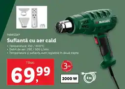 PARKSIDE® Suflantă cu aer cald