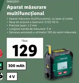Lidl PARKSIDE® Aparat măsurare multifuncţional Ofertă