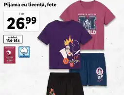 Lidl Pijama cu licență, fete Ofertă