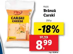 Lidl PILOS Brânză Carski Ofertă