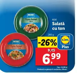 Lidl NIXE Salată cu ton Ofertă