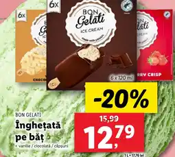 Lidl BON GELATI Îngheţată pe băţ Ofertă