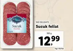 Lidl 1001 DELIGHTS Sucuk feliat Ofertă