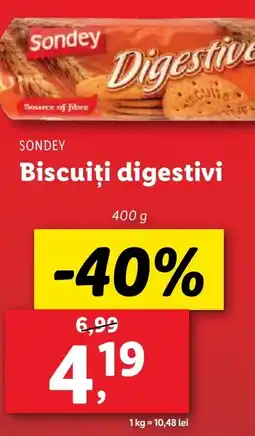 Lidl SONDEY Biscuiți digestivi Ofertă