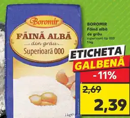 Kaufland BOROMIR Făină albă de grâu Ofertă