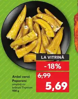 Kaufland Ardei verzi Peperoni Ofertă