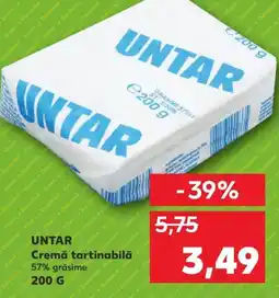 Kaufland UNTAR Cremă tartinabilă Ofertă