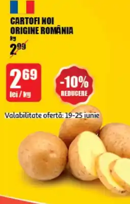 Auchan CARTOFI NOI ORIGINE ROMÂNIA Ofertă