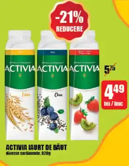 Auchan ACTIVIA IAURT DE BĂUT Ofertă