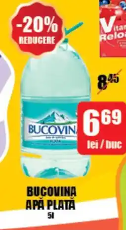 Auchan BUCOVINA APA PLATA 5L Ofertă