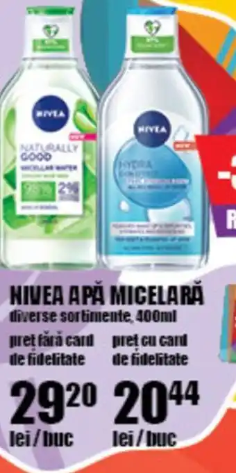 Auchan NIVEA APĂ MICELARĂ Ofertă