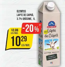 Mega Image OLYMPUS LAPTE DE CAPRĂ, 3.7% GRĂSIME, 1L Ofertă