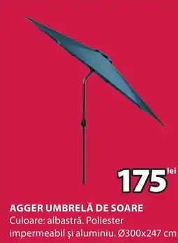 JYSK AGGER UMBRELĂ DE SOARE Ofertă