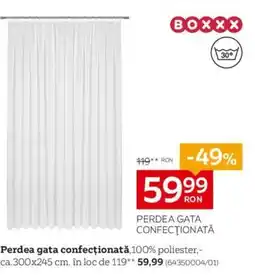 XXXLutz PERDEA GATA CONFECŢIONATĂ Ofertă