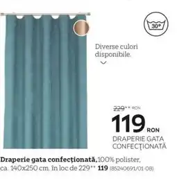 DRAPERIE GATA CONFECŢIONATĂ