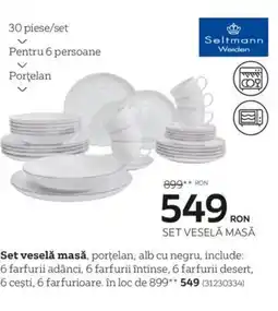 XXXLutz SET VESELĂ MASĂ Ofertă