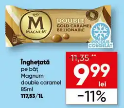 PROFI Ingheţată pe băţ Magnum double caramel 85ml Ofertă