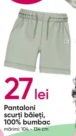 Pepco Pantaloni scurţi băieţi, 100% bumbac Ofertă