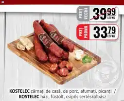 CBA KOSTELEC cârnaţi de casă, de porc, afumați, picanţi Ofertă