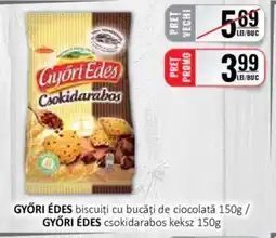 CBA GYŐRI ÉDES biscuiți cu bucăți de ciocolată 150g Ofertă