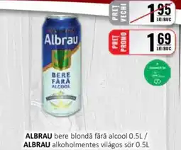 CBA ALBRAU bere blondă fără alcool 0.5L Ofertă