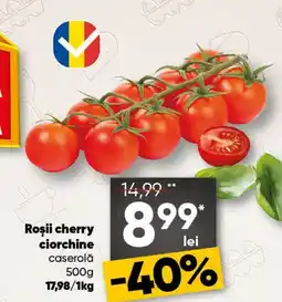 PROFI Roşii cherry ciorchine caserolǎ 500g Ofertă