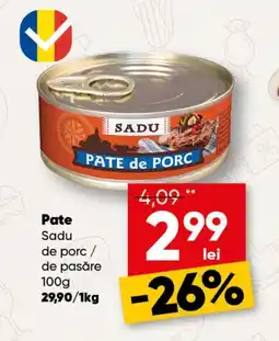 PROFI Pate Sadu de porc / de pasăre Ofertă