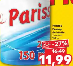 Kaufland PARISS Prosop de hârtie Ofertă