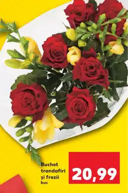 Kaufland Buchet trandafiri şi frezii Ofertă