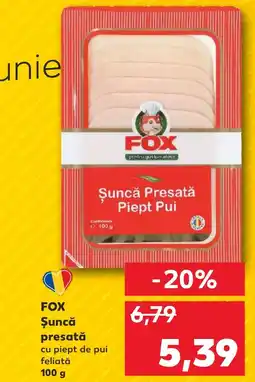 Kaufland FOX Şuncă presată Ofertă